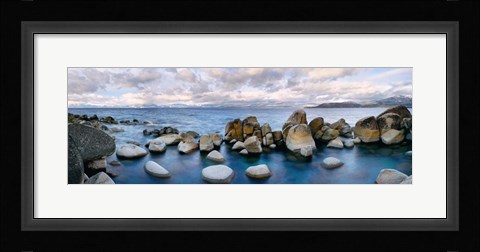 Framed Sand Harbor Print