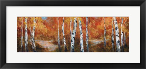 Framed Autumn Birch II Print