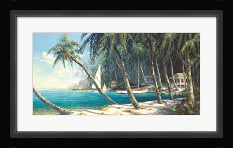 Framed Bali Cove Print
