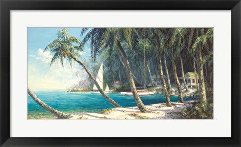 Framed Bali Cove Print