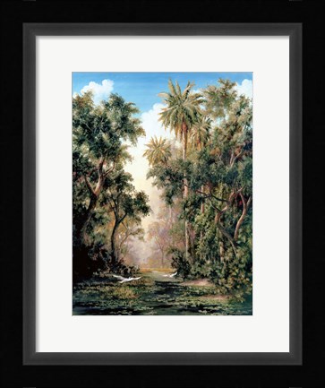Framed Birds on Lost River Print
