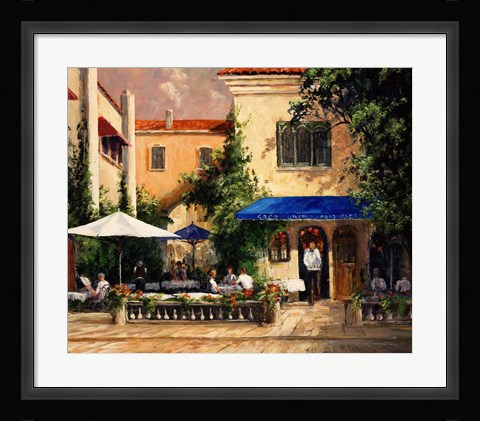 Framed Cafe Bar Print