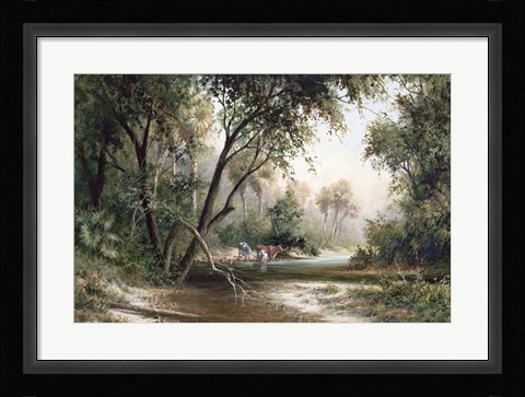 Framed Forked Creek Print