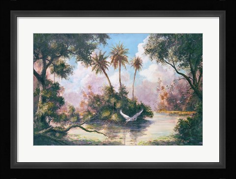 Framed Glades Hammock Print