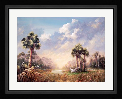 Framed Golden Glades Print