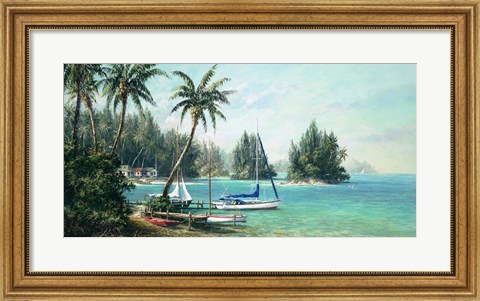 Framed Island Cove Print