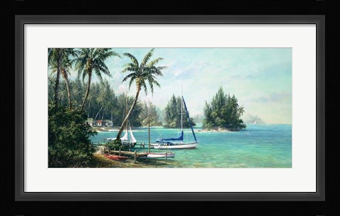 Framed Island Cove Print