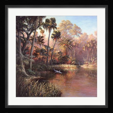 Framed Myakka Sunset Print