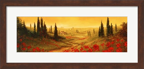 Framed Toscano Panel II Print