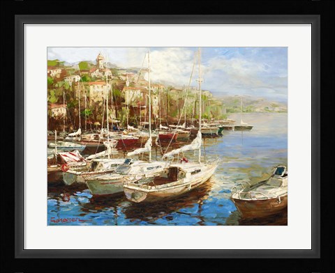 Framed Harbor Bay Print