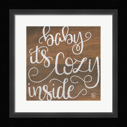 Framed Cozy Inside Print