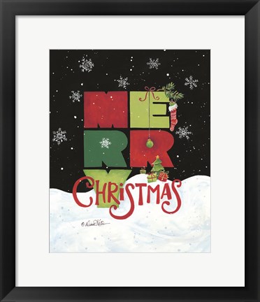 Framed Merry Christmas Print