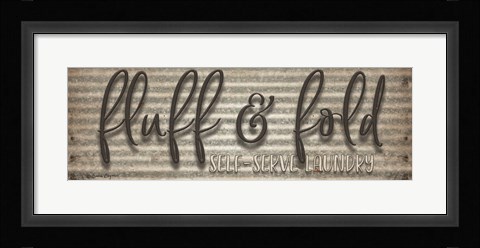 Framed Fluff &amp; Fold Print