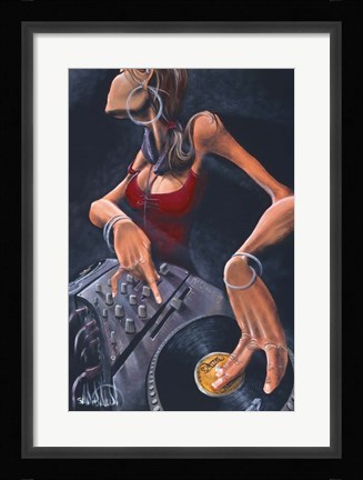 Framed DJ Jewel Print