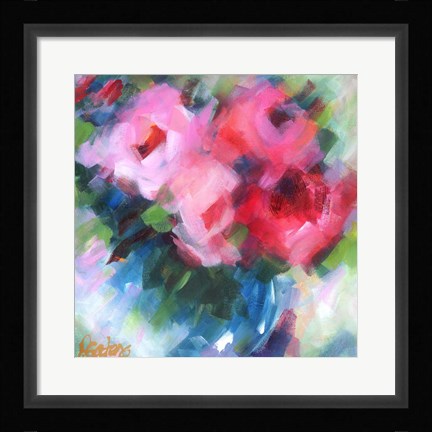 Framed Big Pinks Print