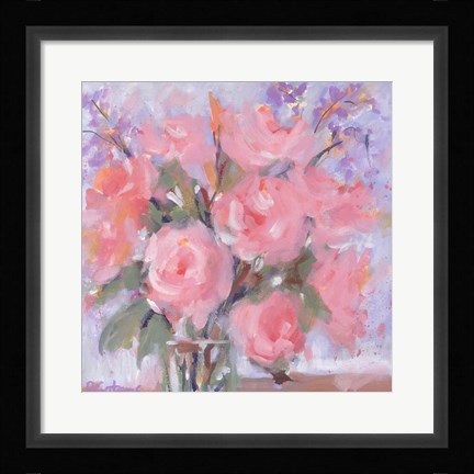 Framed Champagne Pinks Print