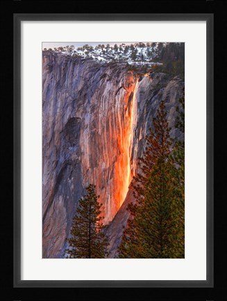 Framed Horsetail Fall Print