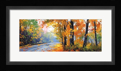 Framed Autumn Backlight Print