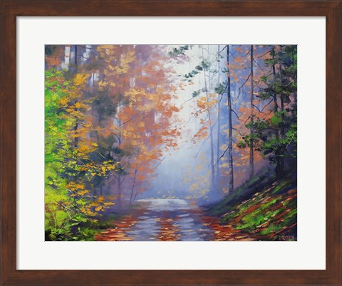 Framed Autumn Forest Print