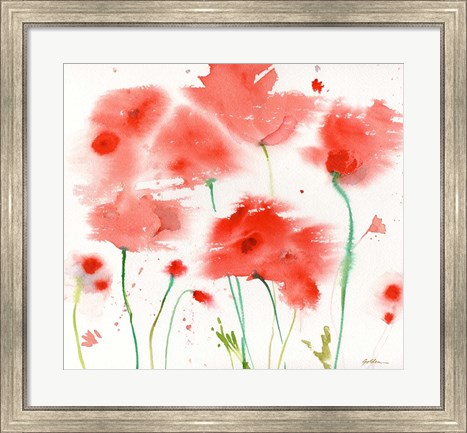 Framed Poppy Reds Print