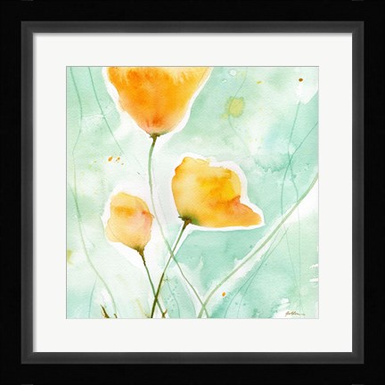 Framed Precious Poppies Print