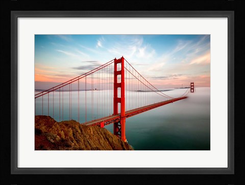 Framed Into the Mist Print