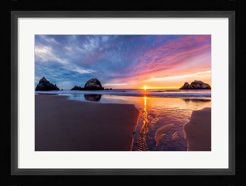 Framed River of Gold Print