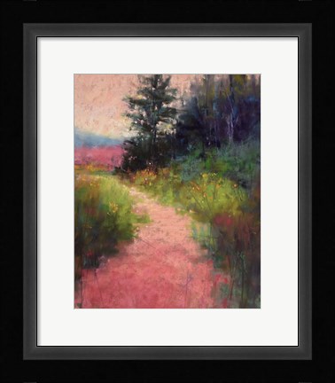 Framed Magenta Print