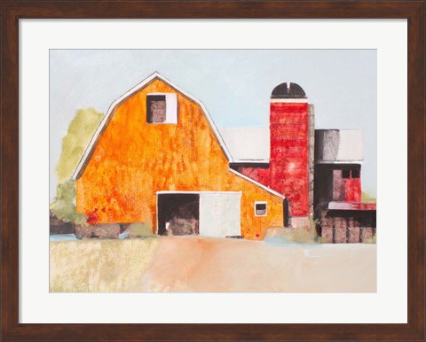 Framed Barn No. 3 Print