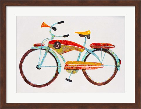 Framed Bike No. 5 Print