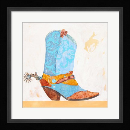 Framed Boy Boot Print