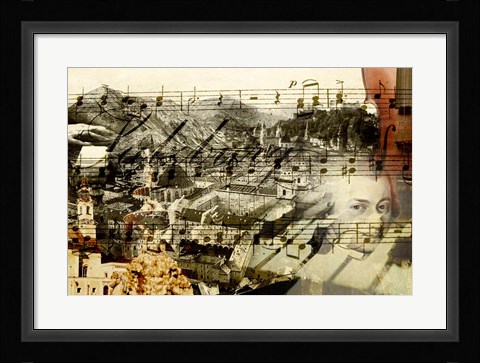 Framed Classical Music Print