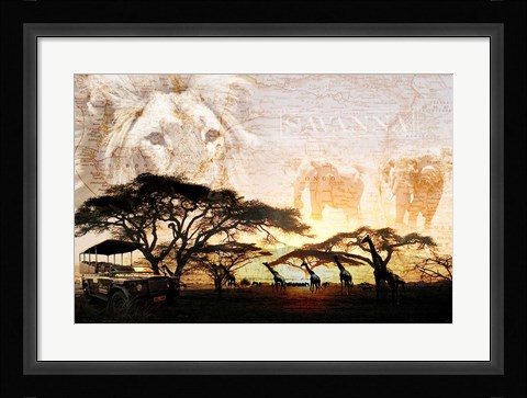 Framed Savanna Print