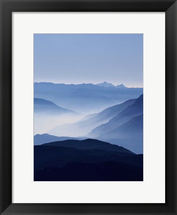 Framed Blue Mountains Print