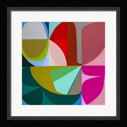 Framed To the Green Just Beginning Print