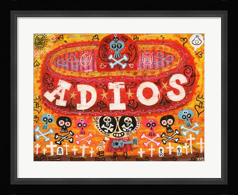 Framed Adios Amigos Print