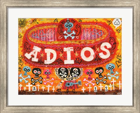Framed Adios Amigos Print