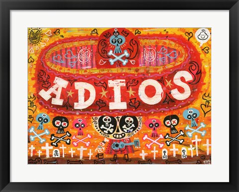 Framed Adios Amigos Print