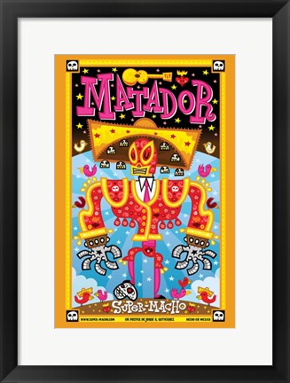 Framed Matador Print