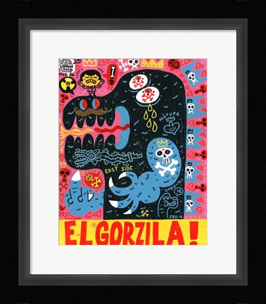 Framed Monstro Print
