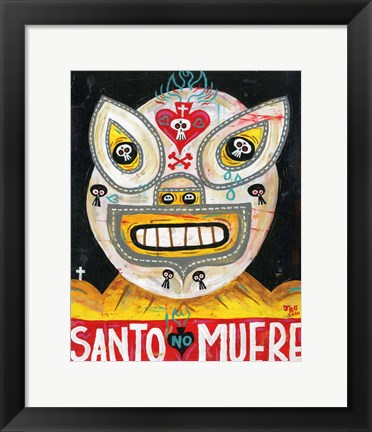 Framed Santo Print