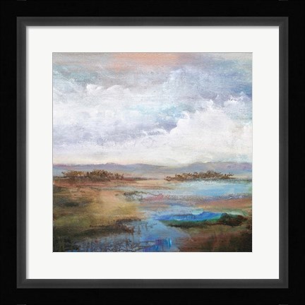 Framed Along The Stream Print