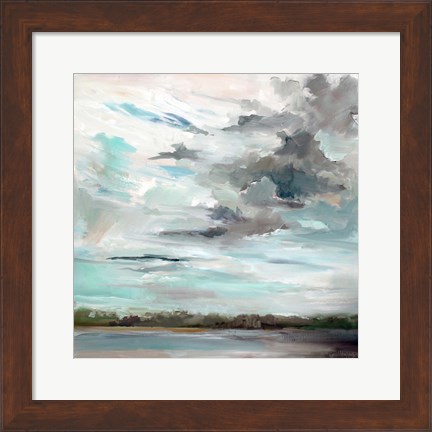 Framed Cloudy Days Don&#39;t Get Me Down Print