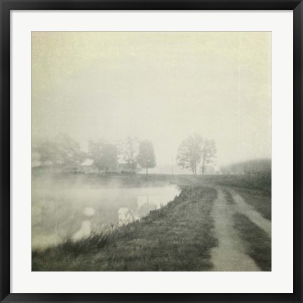 Framed Foggy Sunrise Print