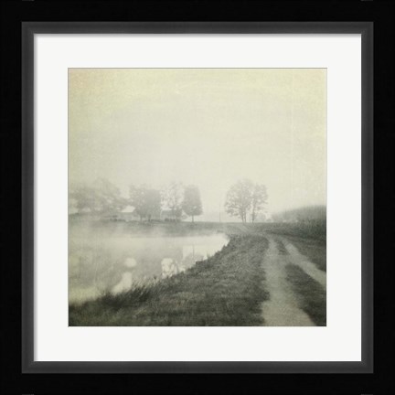 Framed Foggy Sunrise Print
