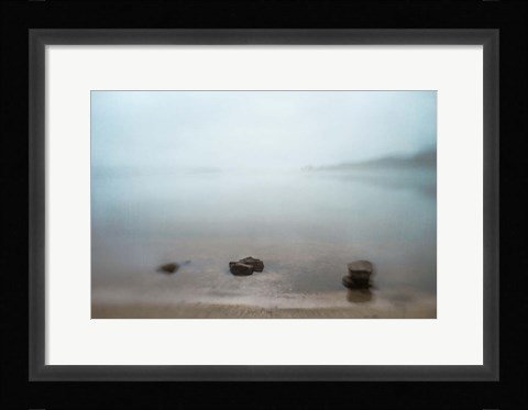 Framed Three Rocks Print