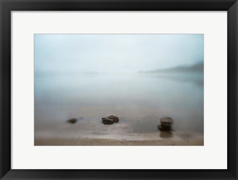 Framed Three Rocks Print