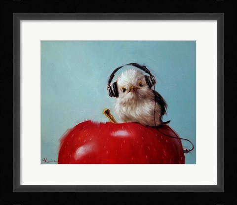 Framed Apple Music Print