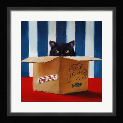 Framed Cat Burglar Print