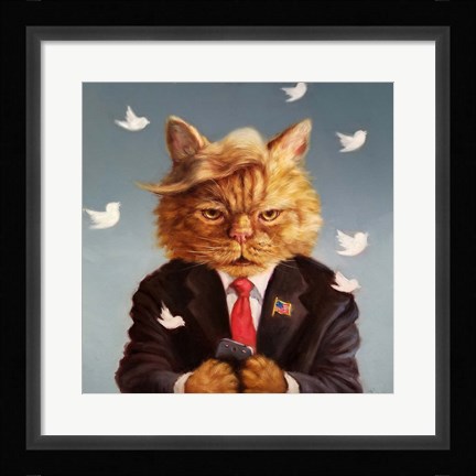 Framed Catty Remarks Print